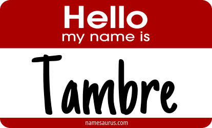 Hello my name is Tambre png download