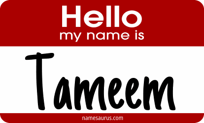 Hello my name is Tameem png download