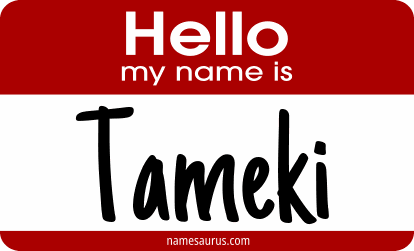 Hello my name is Tameki png download