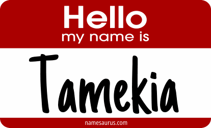 Hello my name is Tamekia png download