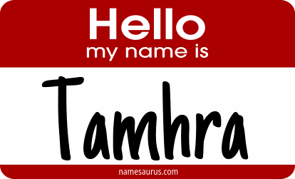 Hello my name is Tamhra png download