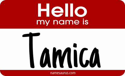 Hello my name is Tamica png download