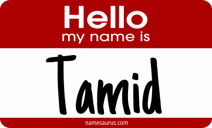 Hello my name is Tamid png download