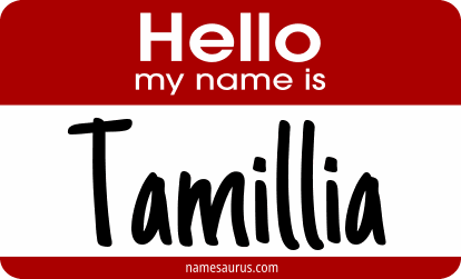 Hello my name is Tamillia png download
