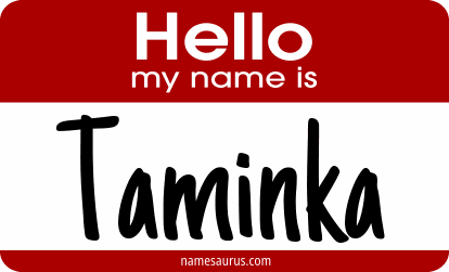 Hello my name is Taminka png download