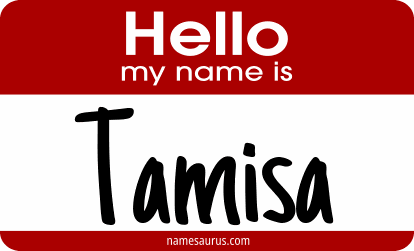 Hello my name is Tamisa png download