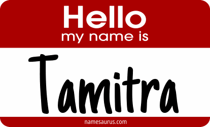 Hello my name is Tamitra png download