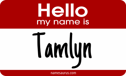 Hello my name is Tamlyn png download