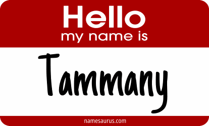 Hello my name is Tammany png download