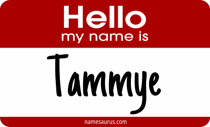 Hello my name is Tammye png download