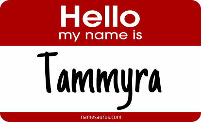 Hello my name is Tammyra png download