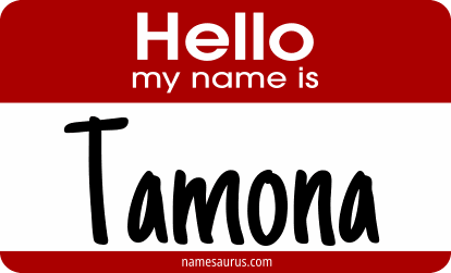 Hello my name is Tamona png download