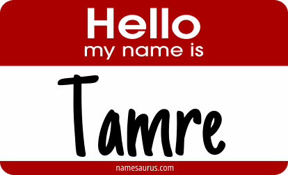 Hello my name is Tamre png download