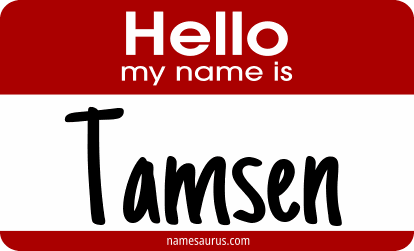 Hello my name is Tamsen png download