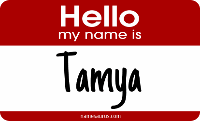 Hello my name is Tamya png download