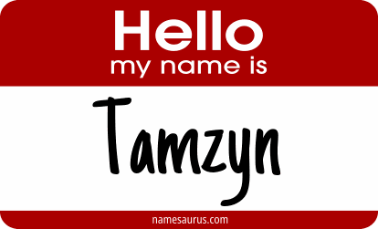 Hello my name is Tamzyn png download