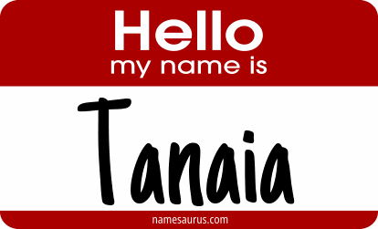 Hello my name is Tanaia png download