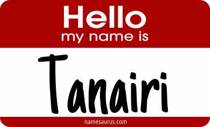 Hello my name is Tanairi png download