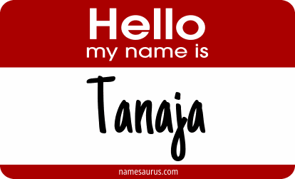 Hello my name is Tanaja png download
