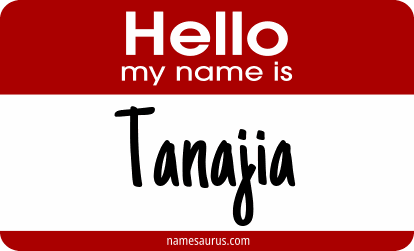 Hello my name is Tanajia png download