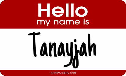 Hello my name is Tanayjah png download