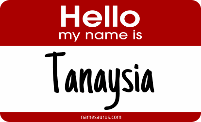 Hello my name is Tanaysia png download