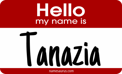 Hello my name is Tanazia png download