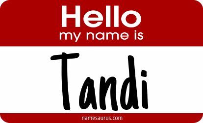 Hello my name is Tandi png download