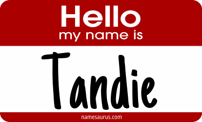 Hello my name is Tandie png download