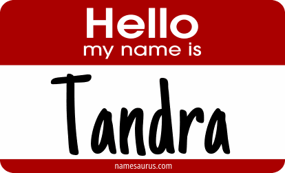 Hello my name is Tandra png download