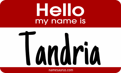 Hello my name is Tandria png download