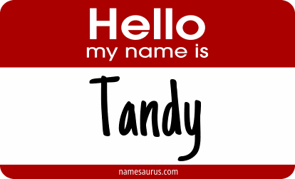 Hello my name is Tandy png download