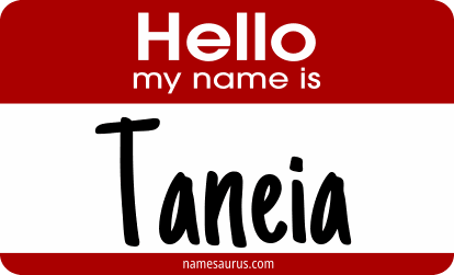 Hello my name is Taneia png download