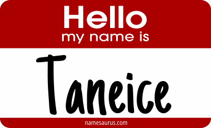 Hello my name is Taneice png download