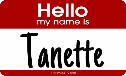 Hello my name is Tanette png download