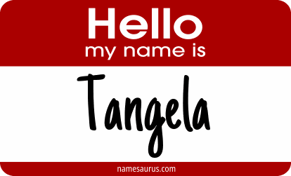 Hello my name is Tangela png download