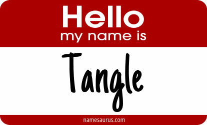 Hello my name is Tangle png download