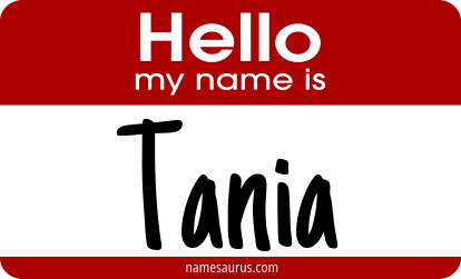 Hello my name is Tania png download