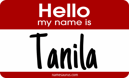 Hello my name is Tanila png download