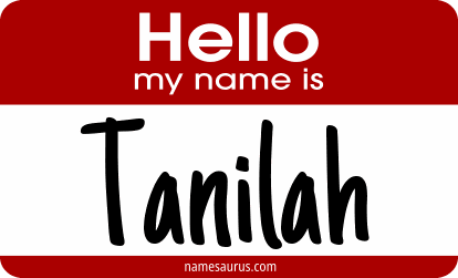 Hello my name is Tanilah png download