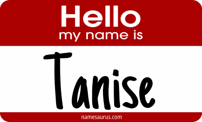 Hello my name is Tanise png download