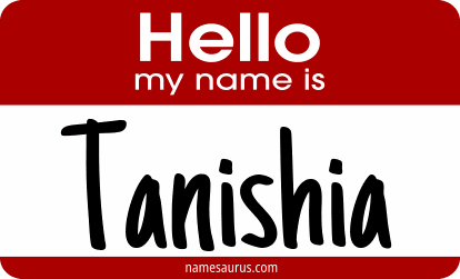 Hello my name is Tanishia png download