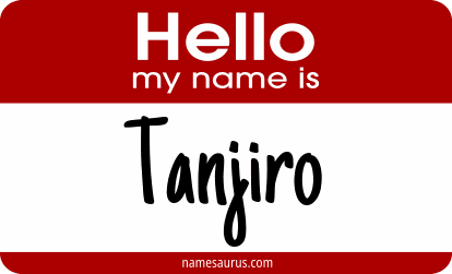Hello my name is Tanjiro png download