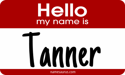 Hello my name is Tanner png download