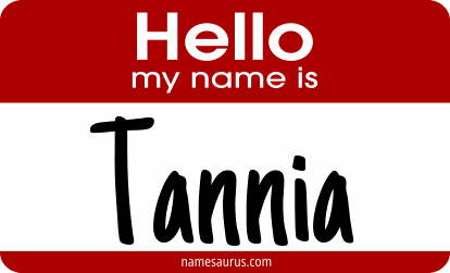 Hello my name is Tannia png download