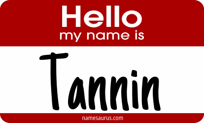 Hello my name is Tannin png download