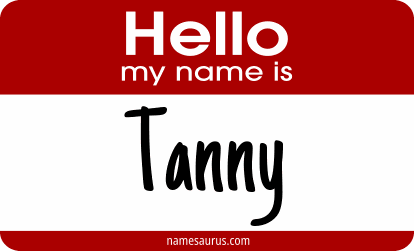 Hello my name is Tanny png download
