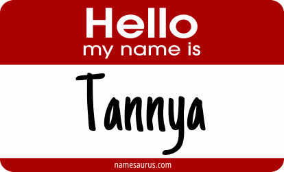 Hello my name is Tannya png download