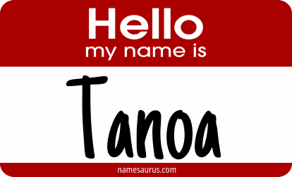 Hello my name is Tanoa png download