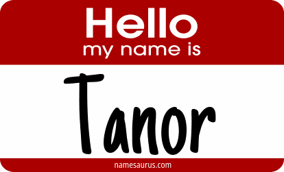 Hello my name is Tanor png download